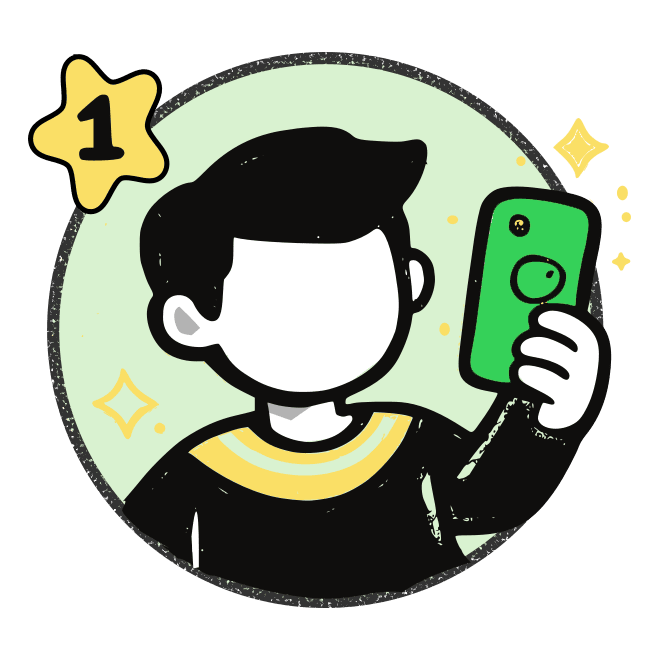 Guests take selfies during the event.
